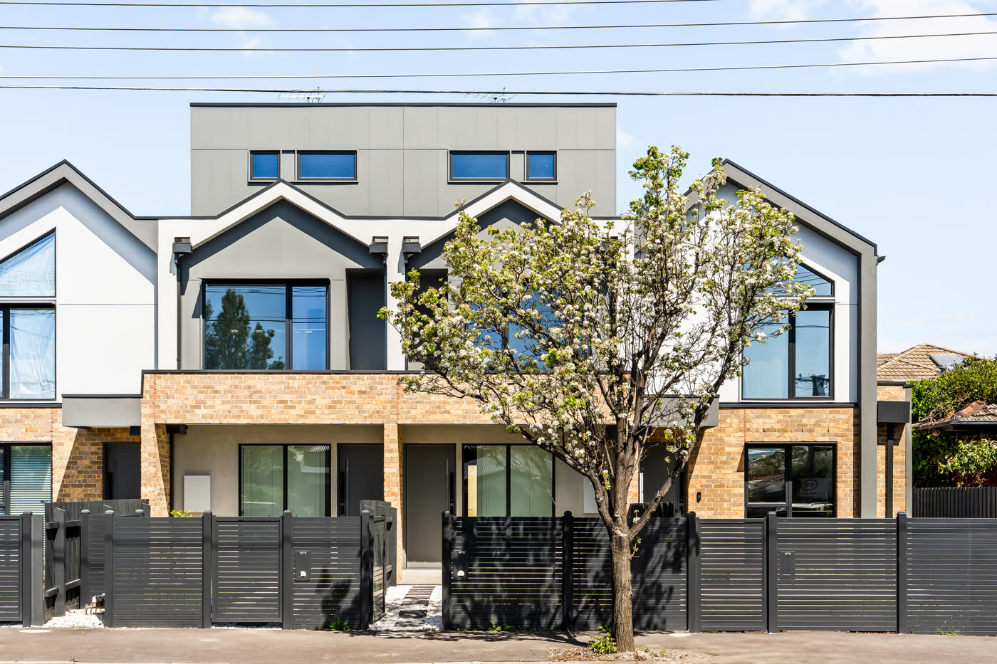 Completed townhouse development on Bell St